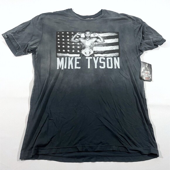 Roots of Fight Bloodlines Iron Mike Tyson Crew Graphic Print Tee T-shirt 3XL NWT - Picture 1 of 8